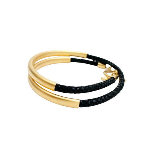 EUNICE| צמיד מתלפף בציפוי זהב