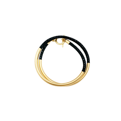 EUNICE| צמיד מתלפף בציפוי זהב