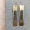 HANZEL EARRING| עגילים ארוכים בציפוי זהב וקריסטלים