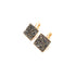 ASHLY GOLD GREY| עגילים מצופים כסף וקריסטלים