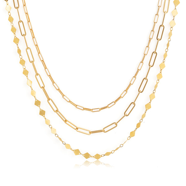 ABIGAIL | שרשרת מצופה זהב