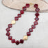 KALA SET RED| סט שרשרת ועגילים