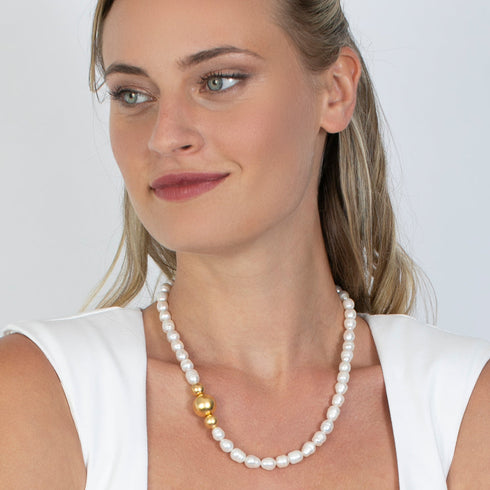 CORAL W| שרשרת פנינים