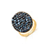 MEIRLIN BLUE W|טבעת קריסטלים בציפוי זהב