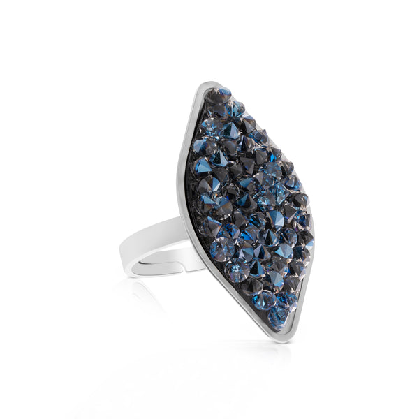 VERSAILLES BLUE| טבעת שברי קריסטל