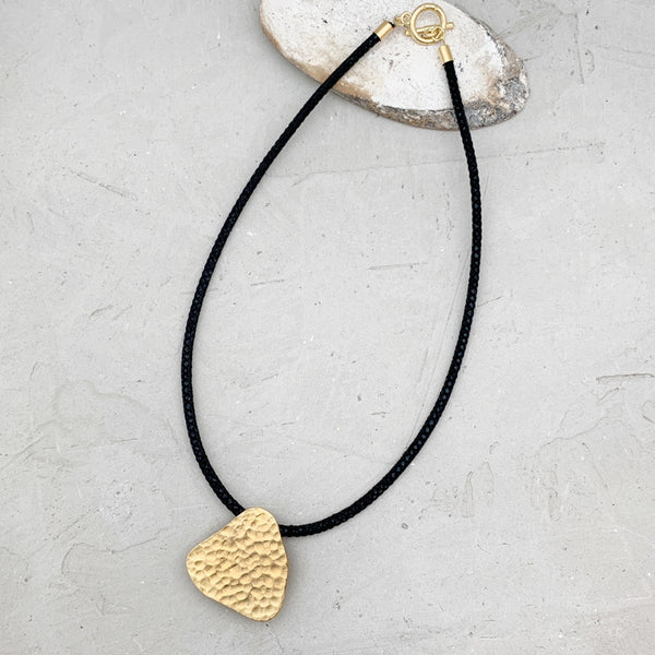 JEAN NECKLACE| שרשרת קצרה עם תליון בציפוי